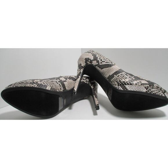 Anne Michelle Women's Faux Snake Skin 4.5" Slim Heel Pointed Toe Shoes NWOT 10 - Picture 9 of 9
